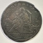 1772 Naples And Sicily Italy 120 Grana Piastra Crown Silver Rare Type Rim Damage