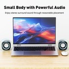 Mini Computer Speakers  Bluetooth  Usb Powered  3 5mm Aux  Pc  Laptop  Desktop
