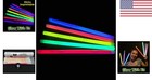 Safety Glow Sticks - 10 Pack - 12  Jumbo Size - Assorted Colors - 14 Hour Glow