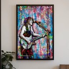Malcolm Young  Ac dc 13x19in Poster  Malcolm  Ac dc Pop Art Free Shipping Us
