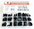 125pc Goliath Industrial Rubber Grommet Firewall Solid Hole Plug Assortment Set