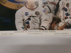 Vintage Original Nasa Lithograph Prime Crew Of Eighth Manned Apollo Mission 1971