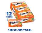 Trident Tropical Twist Sugar Free Gum  12 Packs Of 14 Pieces  168 Total Pieces 