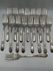 1847 Rogers International Silverplate Adoration 6 5    Salad Fork Lot Of 16