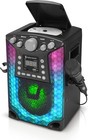 The Singing Machine Bluetooth Cd g Karaoke Sound System Led Lights Sml633 Black