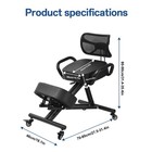 Ergonomic Kneeling Chair With Back Support adjustable Desk Chair For Home Office