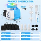 Submersible Pump Rgb Pond Filter System Kits 3-in-1 Pond Filter Fountain With Co