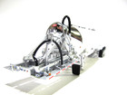 Dcp First Gear 1 64 Scale Chrome Silver Frame Triple Axle Heil Pneumatic Tanker