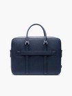 Manhattan Double-zip Leather Briefcase