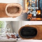 Men s Slip On Moccasin Slippers Indoor outdoor Warm Fuzzy Comfy House Shoes Fluf