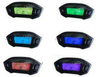 Universal Motorcycle Odometer Speedometer Digital Lcd Backlight Tachometer Gauge
