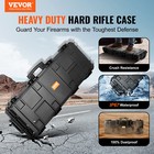 Vevor Rifle Case Rifle Hard Case 42 Inch With 3 Layers Fully-protective Foams