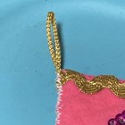 Finished Bucilla Felt Sequins Merry Christmas Stocking Train Teddy Bear C1960