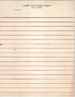 Vtg Yosemite Valley Railroad Co Letterhead Merced Ca Lined Paper Stationery