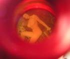1 Vintage Photo Viewer Keychain Nude Risque Women Peep Show Key Ring Read Ad 