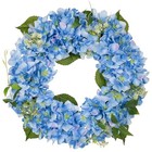  Hydrangea Spring Wreaths For Front Door  16 5   Hydrangea Artificial Door Blue