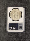 1947 Ms 65 Panama Silver Un  1  Balboa Vasco Nunez De Balboa - Ngc Scarce Gem Bu