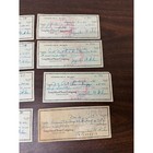 Vintage Checks Lot 1950s To 1960s Long Island New York Estate