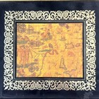 Old World Exploration African Continent Latin Africa Map Framed Print