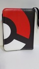 Pokemon Pokeball Zippered Card Binder Portfolio W  Rare Gold Cards Charizard Etc
