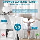 14 Pcs Shower Curtain Weights  Keep Shower Curtain Liner In Place  Easy Use For