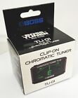 Boss Tu-01 Clip-on Chromatic Tuner   Guitar  Bass  Ukulele  Easy To Use  Compact