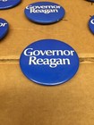 1970 President Ronald Reagan For Ca Governor 2-1 4  Campaign Pin Button Lot Of 7
