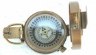Prismatic Calibrated Brass 3-inch Antique Engineering Miner Surveyor Compass