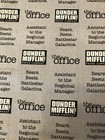 The Office Dunder Mifflin Cotton Fabric Half Yard 18 x 44  Bthy