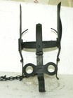 Brank Scolds Bridle Shame Mask Long Ears Chain  Steel Humiliation