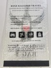 4-pack Wine Travel Leak Free Reusable Bottle Protector Sleeve Wine Travel Bag