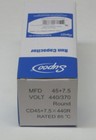 Air Conditioning Hvac Round Dual Motor Run Capacitor 45   7 5 Mfd 440 Volt