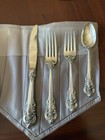 Wallace Grande Baroque Sterling Silver 4pc Dinner Size Place Setting    545 00ea