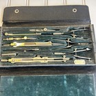 Vintage Keuffel   Esser Co  New York  Drafting Tool Set Drawing Kit 