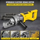 Rebar Cutter Rc-16 5 8  Capacity Portable Electric Hydraulic 16mm Rebar Cutting