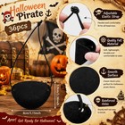 Zhanmai 36 Pcs Pirate Eye Patche For Kids Black Felt One Size 