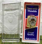 Cabelas Sidney Nebraska Souvenir Thimble Gold Tone Metal Usa
