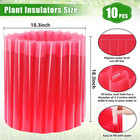 10 Pack Reusable Plant Protectors  18 3 X 18 3 Inch For Tomatoes