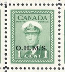 Rare  o1a - Canada Ohms - 1949 -  1c - Mnh  - Superb - Superfleas - Cv 336