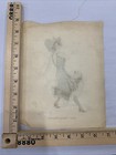 Antique Tobacco Silk Hamilton King Light Opera Dancer  37 Good Condition