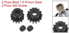 Mod 1 5 Pinion Gear Set 8mm Shaft 13t 14t Motor Gears Hardened Steel 2pcs