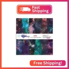 12x12 Scrapbook Paper Pad - Classic Star Sky Cardstock Double Sided Printed Back