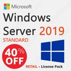 Microsoft Windows Server 2019 Standard 64bit 24 Core License 25 Access Cals New