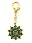 2020 Feng Shui Green Tara Protection Wheel Brooch Amulet Keychain