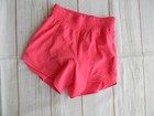 Lululemon Hotty Hot Pink  4  Inseam Stash Pocket Shorst Sz 2 Elastic Pull-on