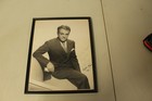 Vintage Autographed James Cagney Black   White Photo Poster Framed Unverified