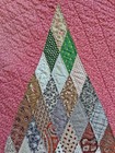 Antique Lone Star Quilt Nice Early Fabrics 74  X 78 