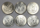 1878-1893 Morgan 90  Silve R Rolls 5 Coins Cc Intact Ender Not In Circulation Us