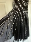 Roman Long Black Evening Dress Uk 20 Maxi Cocktail Party Lace Chiffon Ball Gown