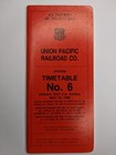May 1988 Union Pacific Railroad Employee Timetable 6 Train Station System Map 3m